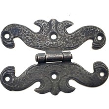 Buğz Antika Tarz Dekoratif Pirinç Kelebek Menteşe - 63X45 Mm, Oksit