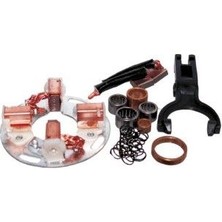 Universal Kömür Yuva+Yay+3 Rulman+3burç+Çatal Tm.tk.set Valeo Tip