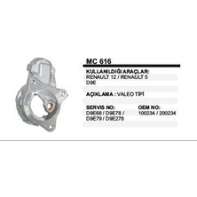 Universal Pinyon Kapağı D9E Renault R12-R5 Valeo Tip