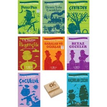 İş Bankası Kültür Yayınları Iş Çocuk Klasikleri 8-13 Yaş Peterpan Demiryolu Çekirdek Ilkgençlik Beyazgeceler Babalaroğul 8li Set
