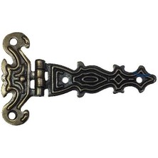 Buğz Dekoratif, Sac Tek Kuyruklu Menteşe - 40X68 Mm, Küçük, Antik, 100 Adet