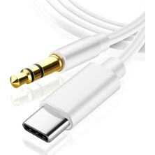 Storemax 15/15 /15 Pro/15 Pro Max/16/16 /16 Pro/16 Pro Max ile Uyumlu Type-C To 3.5mm Ses Kablosu Tak Çalıştır Gerektirmez Çevirici Dönüştürücü Ses Kablosu