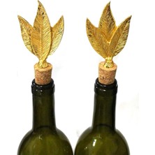 Storemax 3 Yaprak Figürlü 2 Adet Mantar Tıpa - Şarap Yağdanlık Şişe