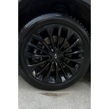 Graficar T10F Sedan  Uyumlu Jant Kaplama Sticker Set - Parlak Siyah
