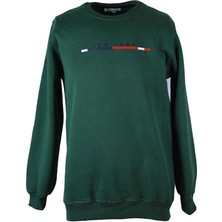Trender 26KL71G08006 Yeşil Erkek Sweatshirt 0 Yaka 3 Ip