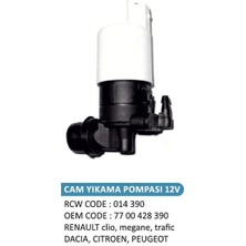 Universal Su Fiskiye Motoru Tek Çıkış Megane Iı,trafic,dacıa,cıtroen,peugeot Siyah Beyaz