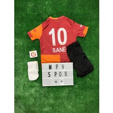 5 Yıldız 4'lü Set Galatâsarây./ S.â.n.e../ Iç Saha Sarı Kırmızı Yeni Çocuk Forma Şort Bileklik Çorap