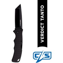 Cold Steel Verdict Tanto AUS10A  Katlanır Bıçak | Taktik Cep Çakısı