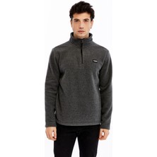 Champp Summit Yarım Fermuarlı Erkek Polar Erkek Antrasit Polar CMP2506-16