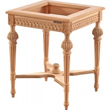 Masifart Horacia Yıldız Kare Saksılık Cilasız Ham