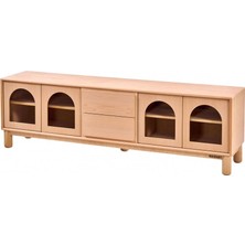 Masifart Carmen 200 Lük Mostar Tv Ünitesi Cilasız Ham