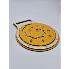 Ahşap Çarpım Tablosu Montessori Eğitici Oyuncak 19 cm x 15 cm
