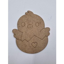 20 Adet Sevimli Civciv Ahşap Boyama Okul Diy Etkinlik Aktivite Sanat 15 cm x 13 cm (Kopya)