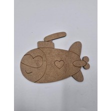 1 Adet Sevimli Denizaltı Ahşap Boyama Okul Diy Etkinlik Aktivite Sanat 15 cm x 11 cm
