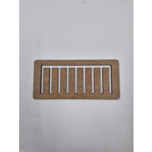 1 Adet Ahşap Temel Simetrik Şekiller NO11 Montessori Çizim Okul Dıy Etkinlik Aktivite Sanat 15 cm x
