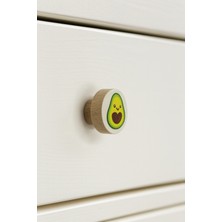 Orient Design Avokado Desenli Ahşap Mobilya Kulbu