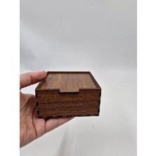 Ahşap Masaüstü Organizer Kutu Ataçlık