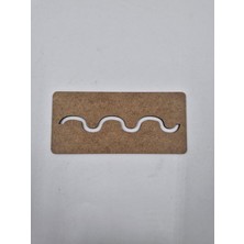 1 Adet Ahşap Temel Simetrik Şekiller NO10 Montessori Çizim Okul Dıy Etkinlik Aktivite Sanat 15 cm x