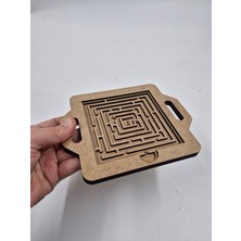 Labirent Denge Oyunu,ahşap Labirent,denge Tahtası,eğitici Oyuncak,ahşap Oyuncak No2