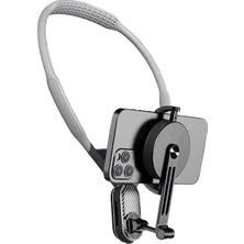 360 Derece Ayarlanabilir Boyun Askılı Manyetik Telefon Tutucu