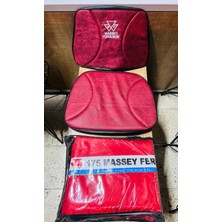 Metin Tekstil Massey Ferguson 175 Kırmızı Branda ve Massey Ferguson Armalı Düz Koltuk Kılıfı