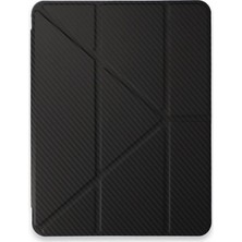Buğz Ipad Pro 11 (2024) Kılıf Color Karbon Tablet Kılıfı - Siyah