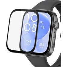 TE Dükkan Buğz Huawei Watch Fit 3 Polymer Nano Ekran Koruyucu - Şeffaf
