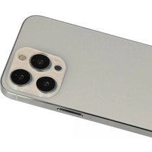 TE Dükkan Buğz Iphone 13 Pro Max Rainbow Kamera Lens Koruma Cam - Rose Gold