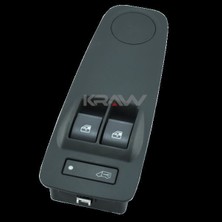 Universal Cam Kaldırma Anahtarı Fıat Ducato Iıı Sol Ayna Kumandasız - Gri Boxer Iıı - Jumper Iıı