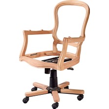 Masifart Vomere Klasik Döner Koltuk Cilasız Ham