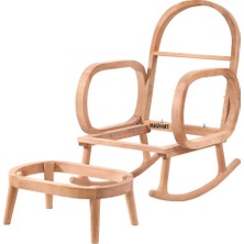 Masifart Ceviz Kubbeli Sallanır Cilasız Ham