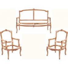 Masifart Octaaf Bugatti Çay Takımı Cilasız Ham