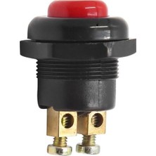 IC-180A-1 Plastik 22 mm Kırmızı 2p Metal Marş - Korna Butonu