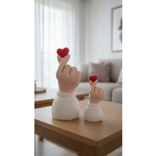 ESELYA3D Finger Heart -Korean Heart Biblo Seti-Kalp Tutan El