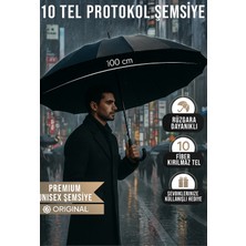 Mubx 10 Telli Baston Saplı Yarı Otomatik Şemsiye Protokol Şemsiye