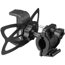 Storemax Gaman HY-XH09 Kaliteli Bisiklet ve Motosiklet Için Telefon Tutucu 360° Ayarlanabilir (Kirmizi+Siyah Renk) Çok Renkli