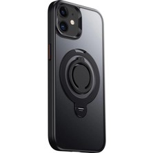 Buğz Joko Iphone 12 Avatar 360 Dönen Magsafe Kapak - Siyah