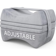 Storemax Flexicomfort Yan Uyuyanlar Için Diz Yastığı - Özel Konfor Için Ayarlanabilir Bellek Köpüğü - Destekleyici Uyku Duruşu Için Tasarlandı - Kalınlık Özelleştirme Için Çıkarılabilir Katmanlar Içerir