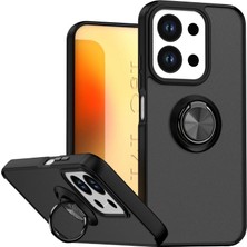 Buğz Xiaomi Redmi 15C 4g Montreal Yüzüklü Silikon Kapak - Siyah