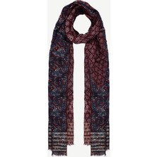 Yargıcı Karışık Desenli Yün Şal