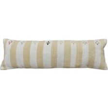 Zehra Abla Halı Yeni El Dokuma Dekoratif Lumbar Kilim Kırlent Yastık Kılıfı 6687