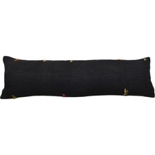 Zehra Abla Halı Yeni El Dokuma Dekoratif Lumbar Kilim Kırlent Yastık Kılıfı 6686