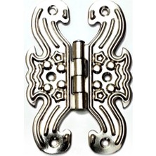 Buğz Dekoratif, Sac Kelebek Menteşe - Büyük, Nikel, 1 Adet