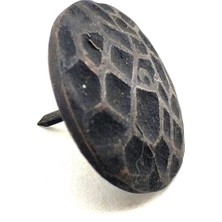 Buğz Antika Tarz Dekoratif Pirinç Desenli Kabara No4 - 35 Mm, Oksit