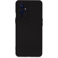 Buğz One Plus 9 Kılıf Nano Içi Kadife Silikon - Siyah