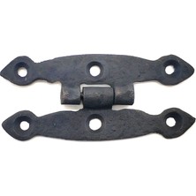 Buğz Antika Tarz Dekoratif Pirinç Dar Menteşe - 75X39 Mm, Oksit