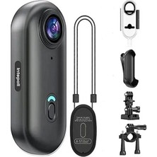 Buğz Mini 4K Wıfı Aksiyon Kamerası Vücut Kamerası Giyilebilir Video Kaydedici Hafıza Kartı Dahil