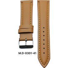 Mrv 24 Mm-M.d Bombeli Taba Düz Doğal Dikiş Deri Kordon