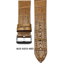 Mrv 24 Mm-M.d Spor Taba Kroko Doğal Dikiş Deri Kordon