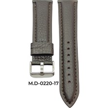 Mrv 24 Mm-M.d Bombeli Kahverengi Flotur Doğal Dikiş Deri Kordon